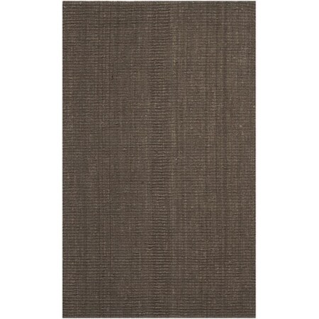 Safavieh 3 x 5 ft. Small Rectangle Casual Brown Natural Fiber Rug NF447D-3